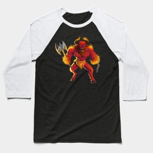 Charlok Minotaur. Baseball T-Shirt